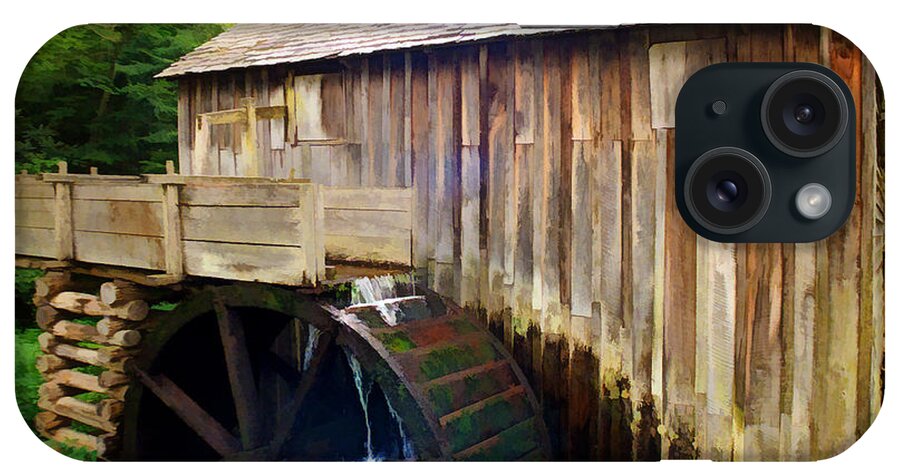 Landscape iPhone Case featuring the photograph Cade Cove Mill by Sam Davis Johnson