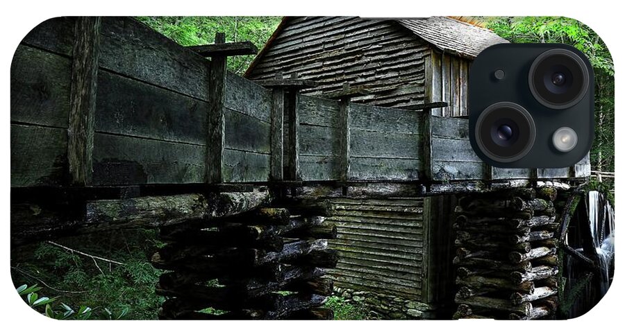 Cades Cove iPhone Case featuring the photograph Cades Cove Grist Mill In The Great Smoky Mountains National Park II by Carol Montoya
