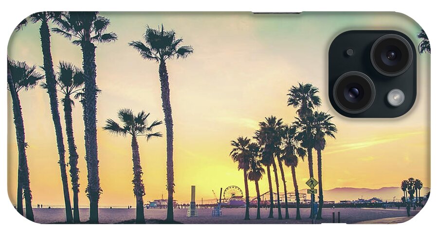 Venice Beach iPhone Case featuring the photograph Cali Sunset by Az Jackson