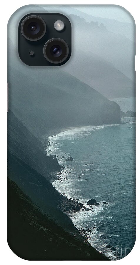 California Coastline iPhone Case featuring the photograph California coastline by American School