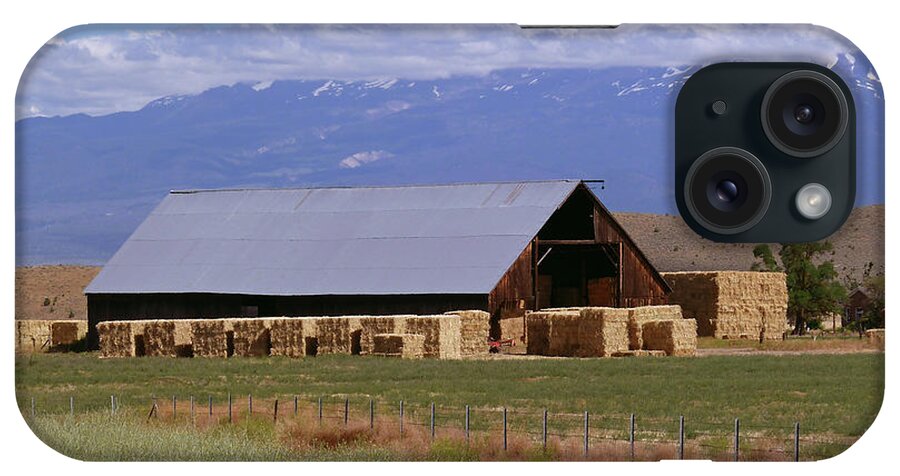 California Hay Barn iPhone Case featuring the photograph California Hay Barn by Two Hivelys
