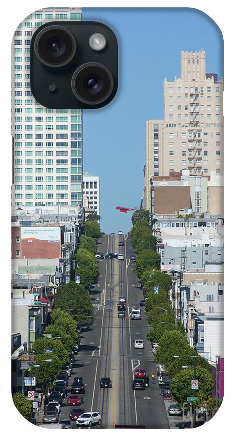 Wingsdomain iPhone Case featuring the photograph California Street San Francisco California 5D3295 by San Francisco