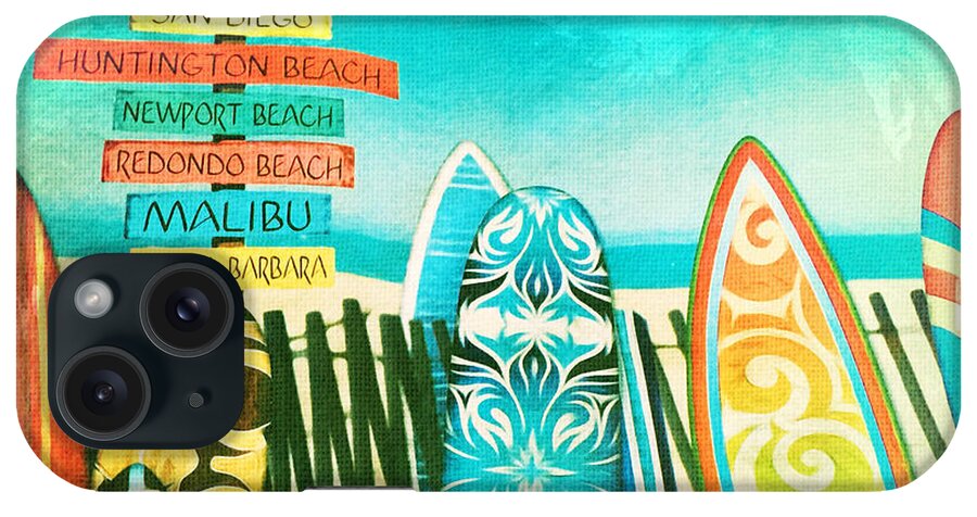 California Surfboards iPhone Case featuring the photograph California Surfboards by Nina Prommer