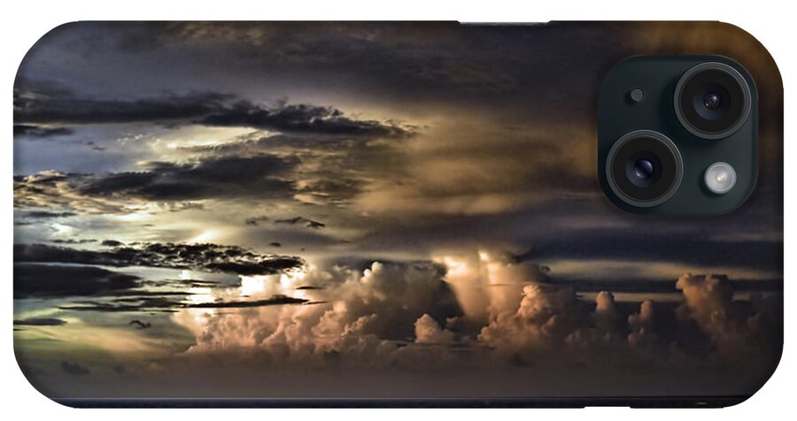 Storm iPhone Case featuring the photograph Calm Before Storm by Judy Wolinsky