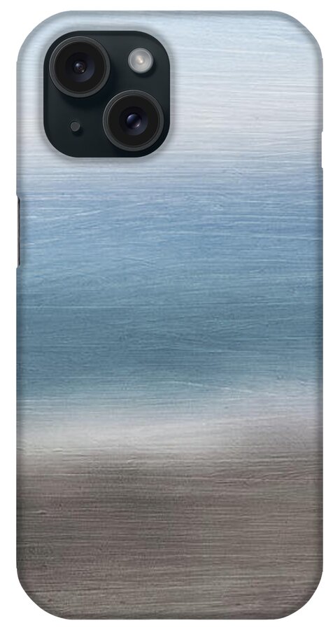 Beach iPhone Case featuring the mixed media Calm Coast 2- Art by Linda Woods by Linda Woods