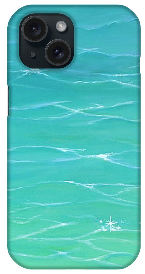 Water iPhone Case featuring the painting Calm Reflections II by Mary Scott