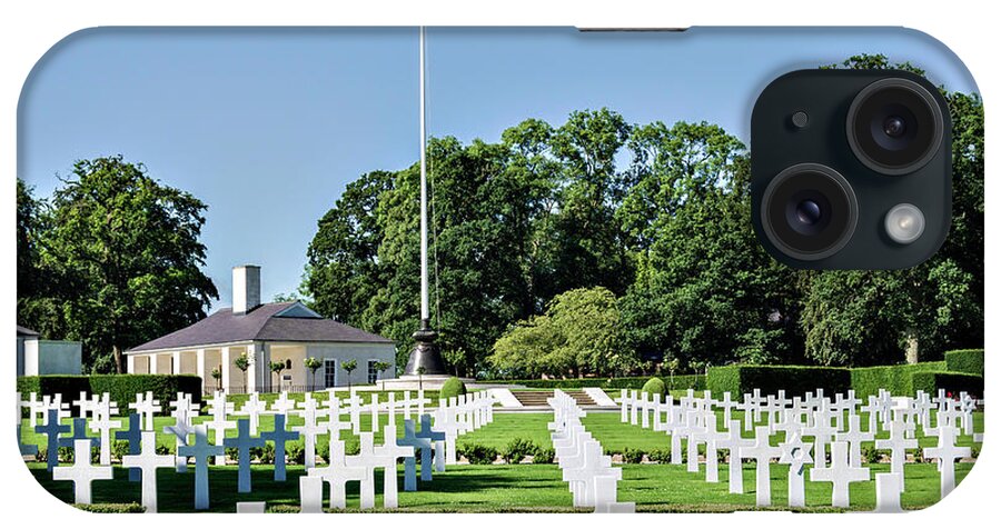 England iPhone Case featuring the photograph Cambridge England American Cemetery by Alan Toepfer