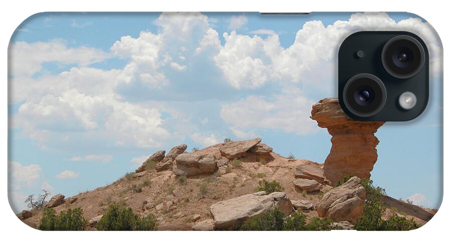 Santa Fe iPhone Case featuring the photograph Camel Rock by R Thomas Berner