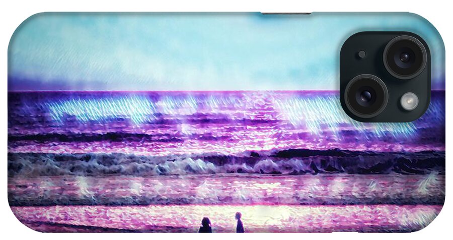 Children iPhone Case featuring the digital art Can you see this? by HELGE Art Gallery