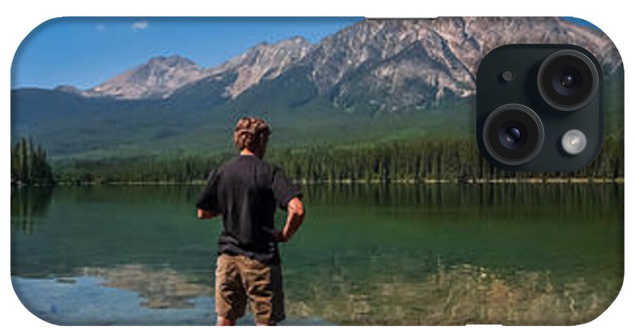Alberta iPhone Case featuring the photograph Canadian Mountain Reflections by JR Photography