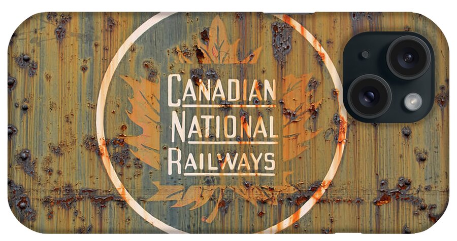 Train iPhone Case featuring the photograph Canadian National Railways by Kristia Adams