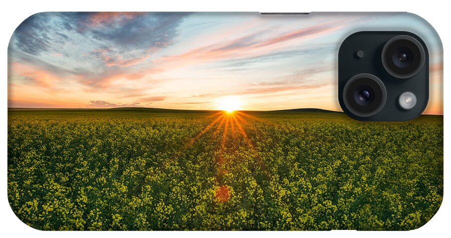 Alberta iPhone Case featuring the photograph Canadian Plains Evening by Matt Hammerstein