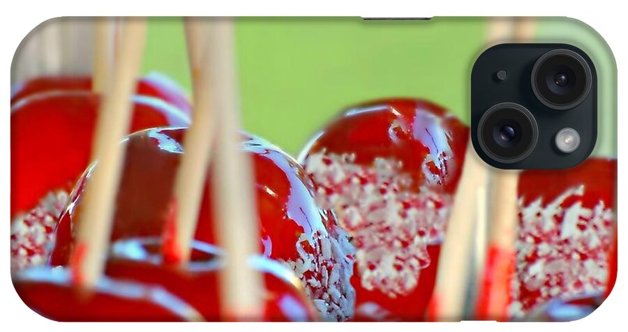 Candy Apples iPhone Case featuring the photograph Candy Apples by Diana Angstadt