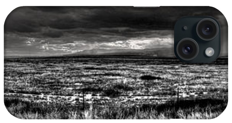 Canon City Storm Pano iPhone Case featuring the digital art Canon City Storm Pano by William Fields