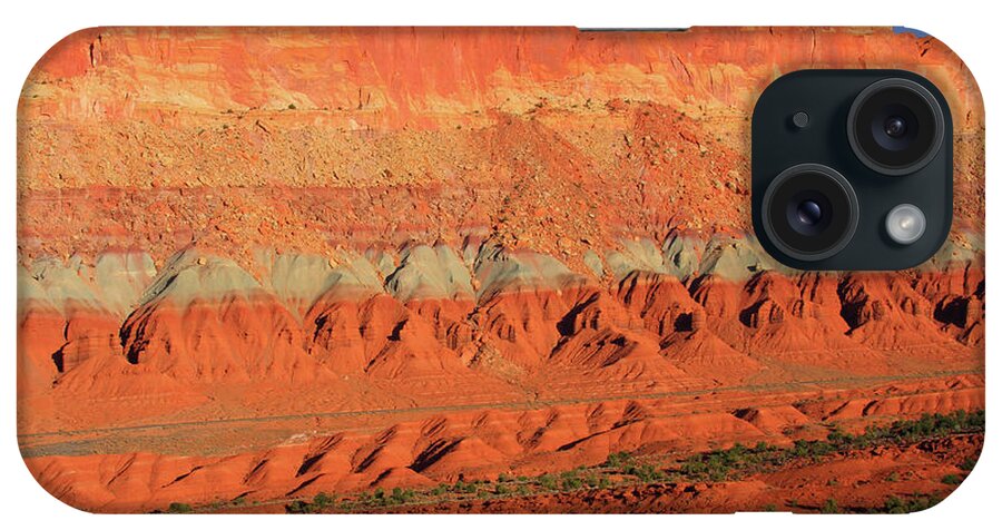 Utah iPhone Case featuring the photograph Canyon Layers, Capitol Reef State Park, Utah by Aidan Moran