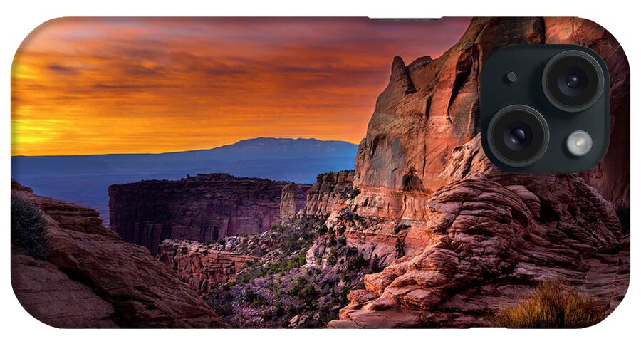 Sunrise iPhone Case featuring the photograph Canyonlands Sunrise by Michael Ash