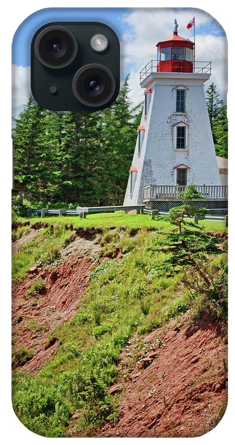 Cape Bear Lighthouse iPhone Case featuring the photograph Cape Bear Lighthouse - 2 by Nikolyn McDonald