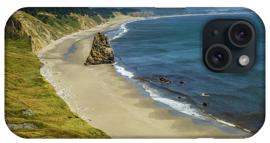 Cape Blanco On The Oregon Coast By Michael Tidwell iPhone Case featuring the photograph Cape Blanco on the Oregon Coast by Michael Tidwell by Michael Tidwell