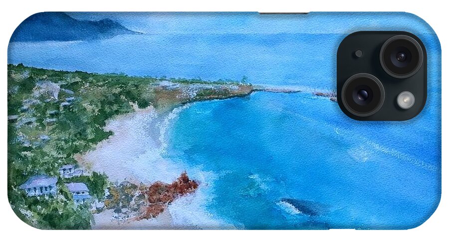 Cape Town iPhone Case featuring the painting Cape Town Impressions by Debbie Lewis