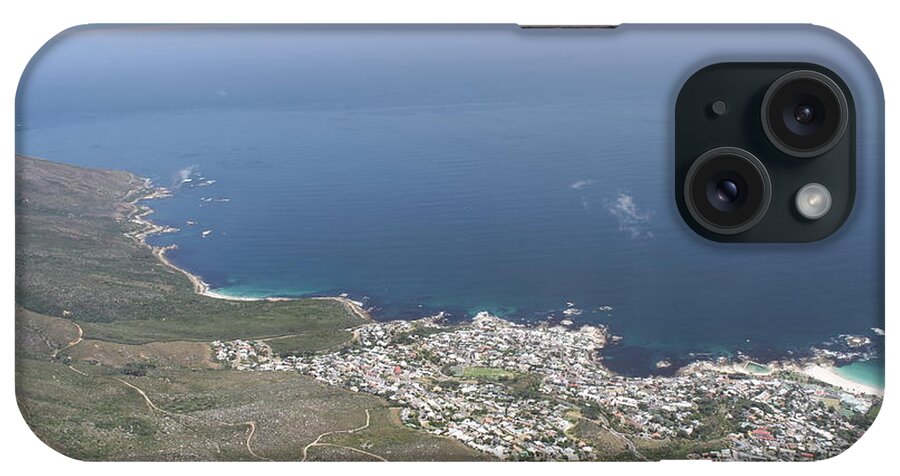View From Table Mountain iPhone Case featuring the photograph Capetown, South Africa by Bev Conover