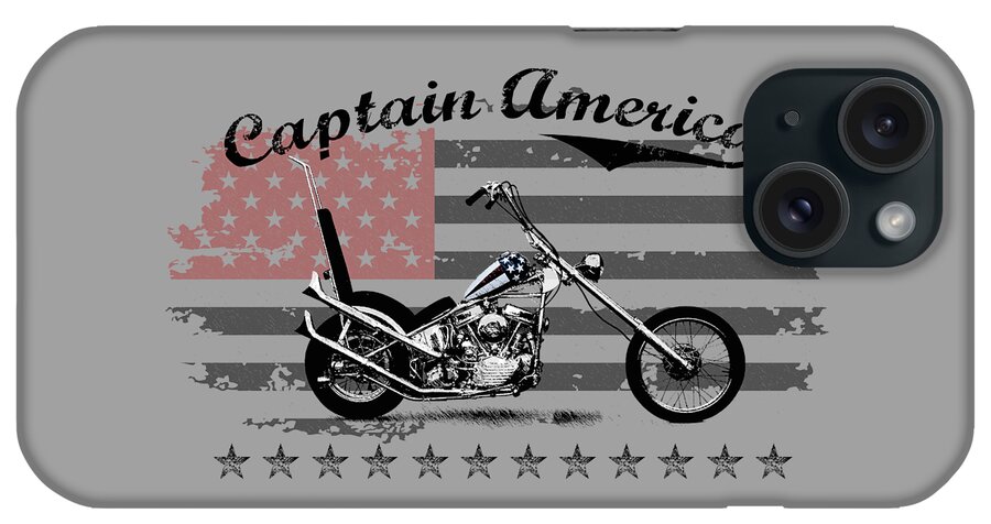 Captain America iPhone Case featuring the photograph Captain America by Mark Rogan