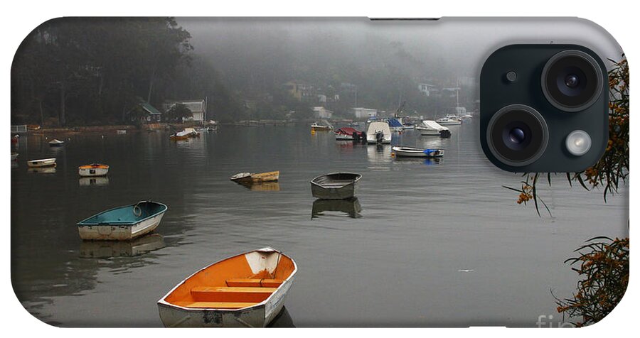 Mist iPhone Case featuring the photograph Careel Bay mist by Sheila Smart Fine Art Photography