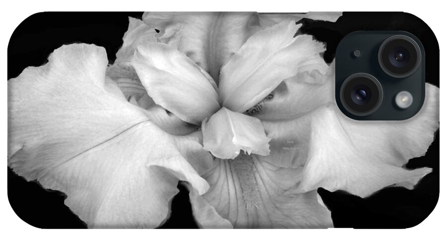 Black iPhone Case featuring the photograph Caress by Shelley Jones