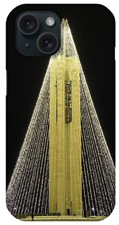 Tree Of Light iPhone Case featuring the photograph Carillon Tree of Light by Robert E Alter Reflections of Infinity