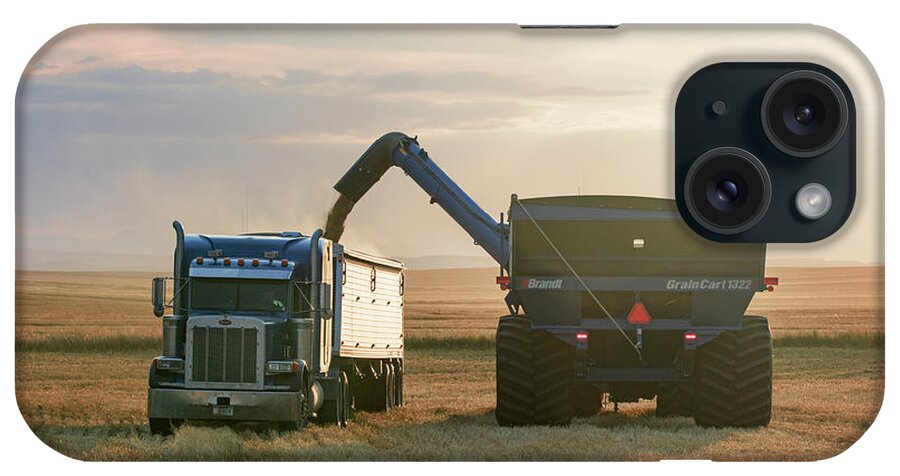 Valier iPhone Case featuring the photograph Cart Into Truck by Todd Klassy