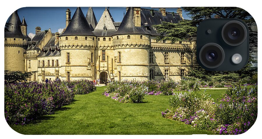 Chaumont iPhone Case featuring the photograph Castle Chaumont with Garden by Heiko Koehrer-Wagner