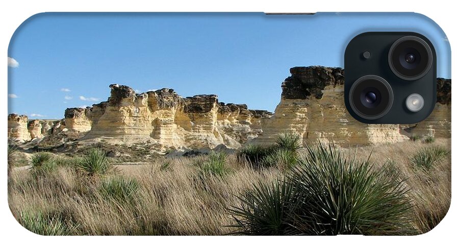Castle Rock iPhone Case featuring the photograph Castle Rock Badlands by Keith Stokes