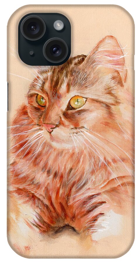  iPhone Case featuring the painting Warming in the Sun by John Neeve