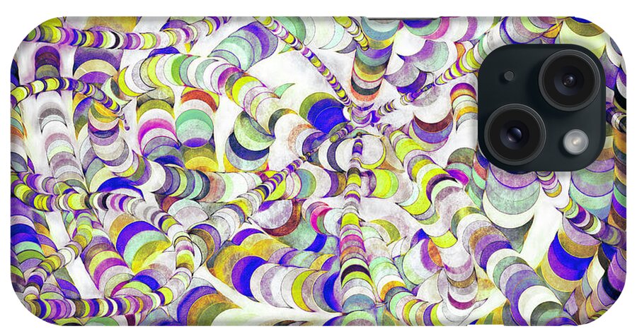 Caterpillars iPhone Case featuring the digital art Caterpillar Explosion 2 by Shawna Rowe