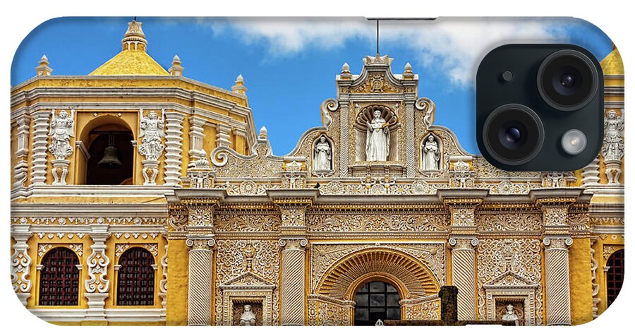 Antigua iPhone Case featuring the photograph Cathedral in Antigua, Guatemala by Tatiana Travelways