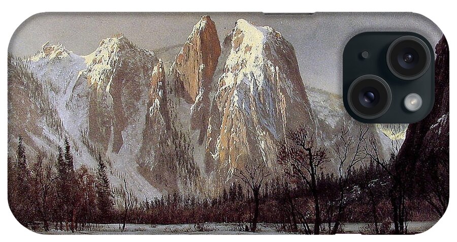 Cathedral Rock iPhone Case featuring the painting Cathedral Rock by MotionAge Designs