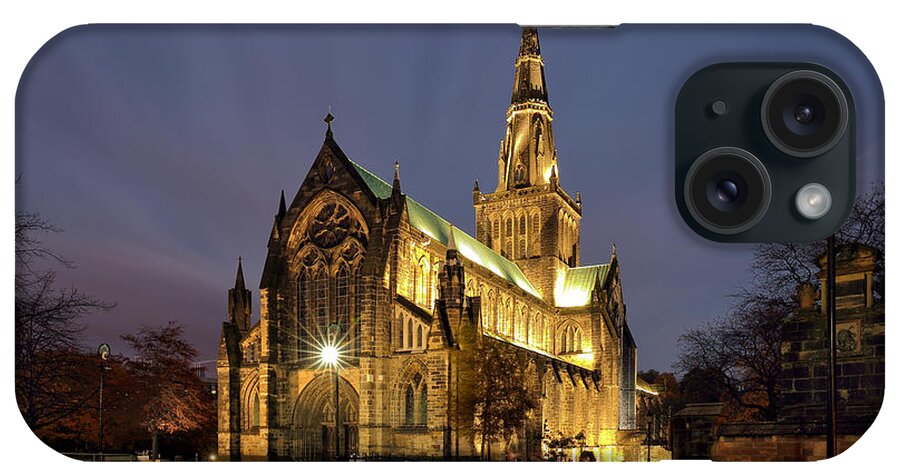 Glasgow Cathedral iPhone Case featuring the photograph Cathedral Twilight by Grant Glendinning