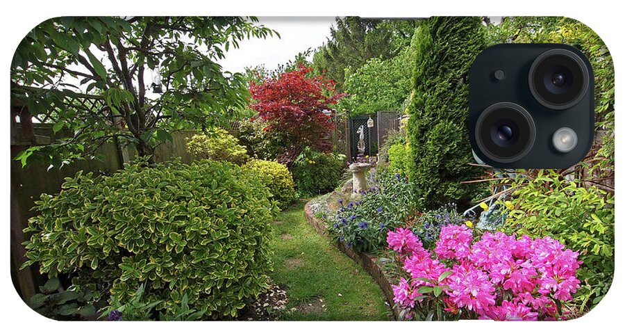 English Garden iPhone Case featuring the photograph Cathy's Garden - A little Slice of England by Gill Billington