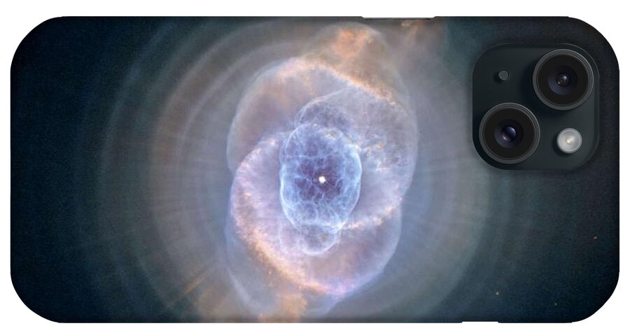 Nebula iPhone Case featuring the painting Cat's Eye Nebula 4 by Celestial Images