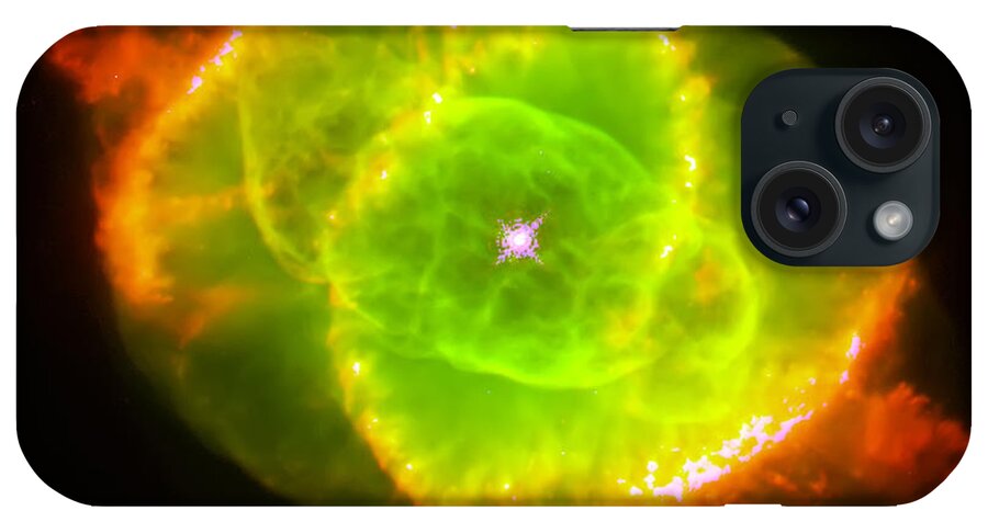 Nebula iPhone Case featuring the photograph Cat's Eye Nebula by Jennifer Rondinelli Reilly - Fine Art Photography