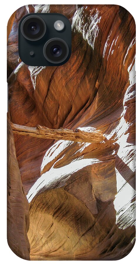 Utah iPhone Case featuring the photograph Caught in a slot by Gaelyn Olmsted