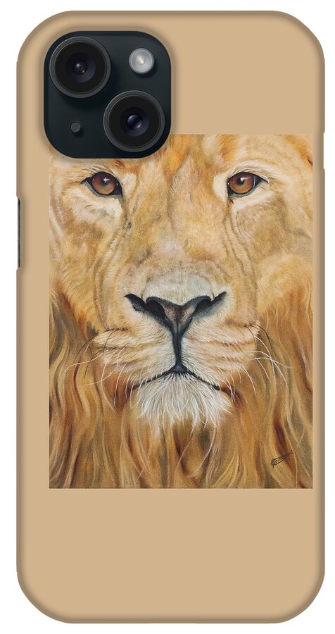 Prophetic Art iPhone Case featuring the painting Caught in Your Gaze by Jeanette Sthamann
