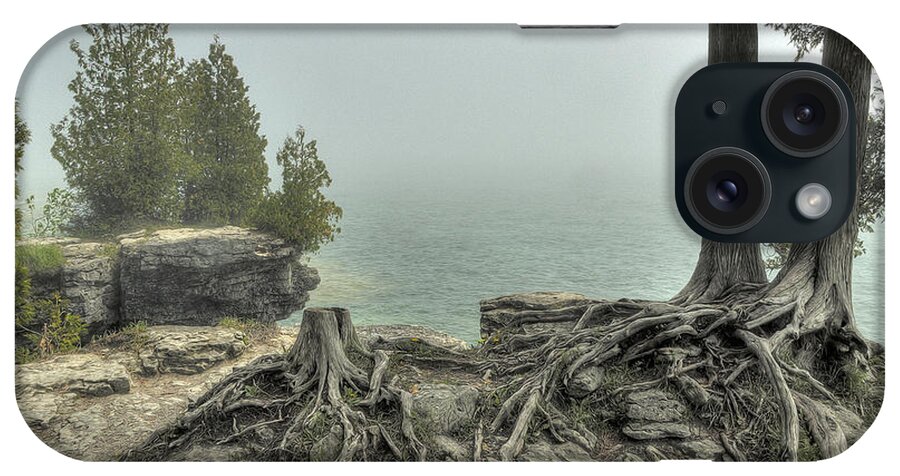 Door County iPhone Case featuring the photograph Cave Point by Rod Melotte