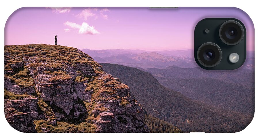 Alone iPhone Case featuring the photograph Ceahlau mountains - Romania - Travel photography by Giuseppe Milo