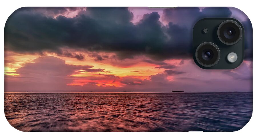 Sunset iPhone Case featuring the photograph Cebu Straits Sunset by Adrian Evans