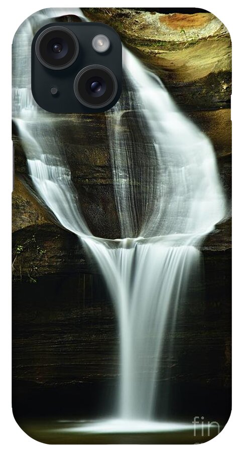 Photography iPhone Case featuring the photograph Cedar Falls Closeup by Larry Ricker