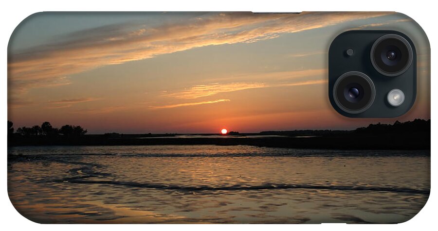 Sunset iPhone Case featuring the photograph Cedar Key Sunset 1 by Kathi Shotwell