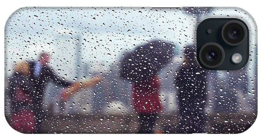 Seattle iPhone Case featuring the photograph Celebration in rain A036 by Yoshiki Nakamura