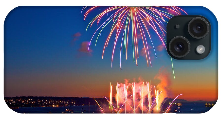 Canon 50d iPhone Case featuring the photograph Celebration of Light by Julius Reque