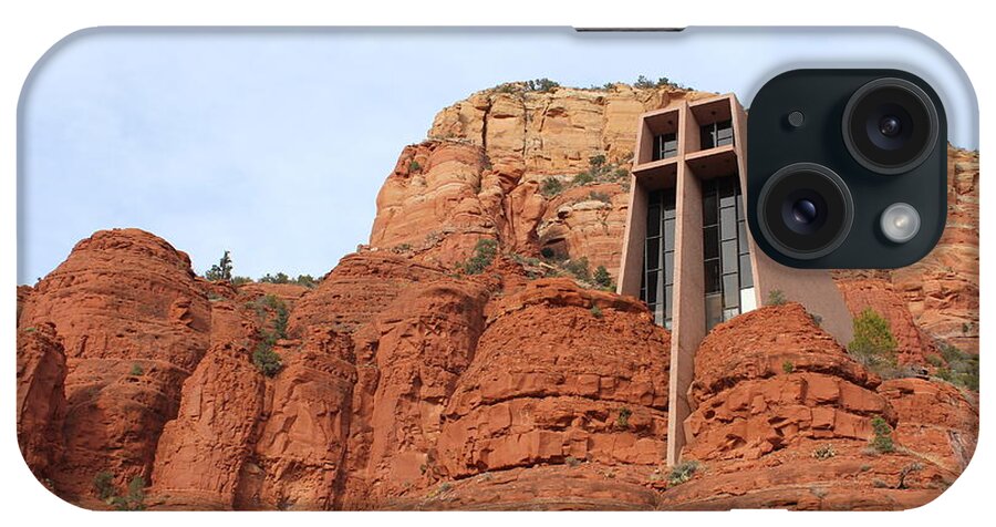 Sedona iPhone Case featuring the photograph Chapel of the Holy Cross by Samantha Delory