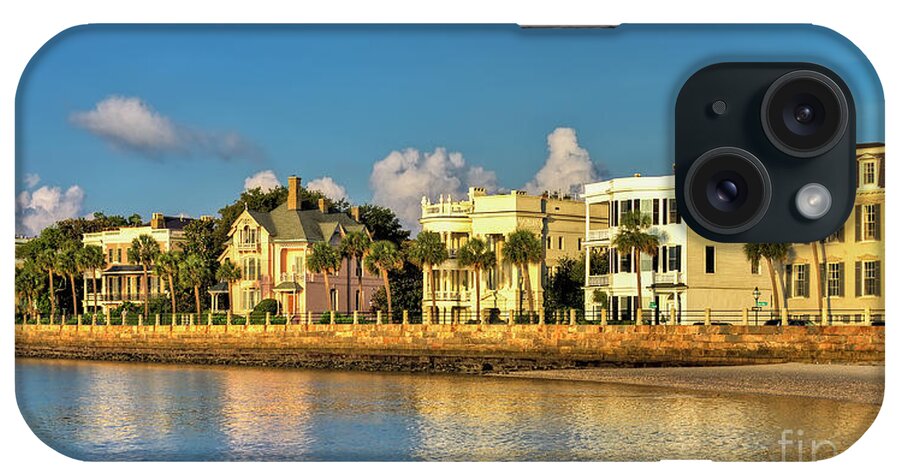 Charleston Battery Row Of Homes iPhone Case featuring the photograph Charleston Battery Row of Homes by Dustin K Ryan